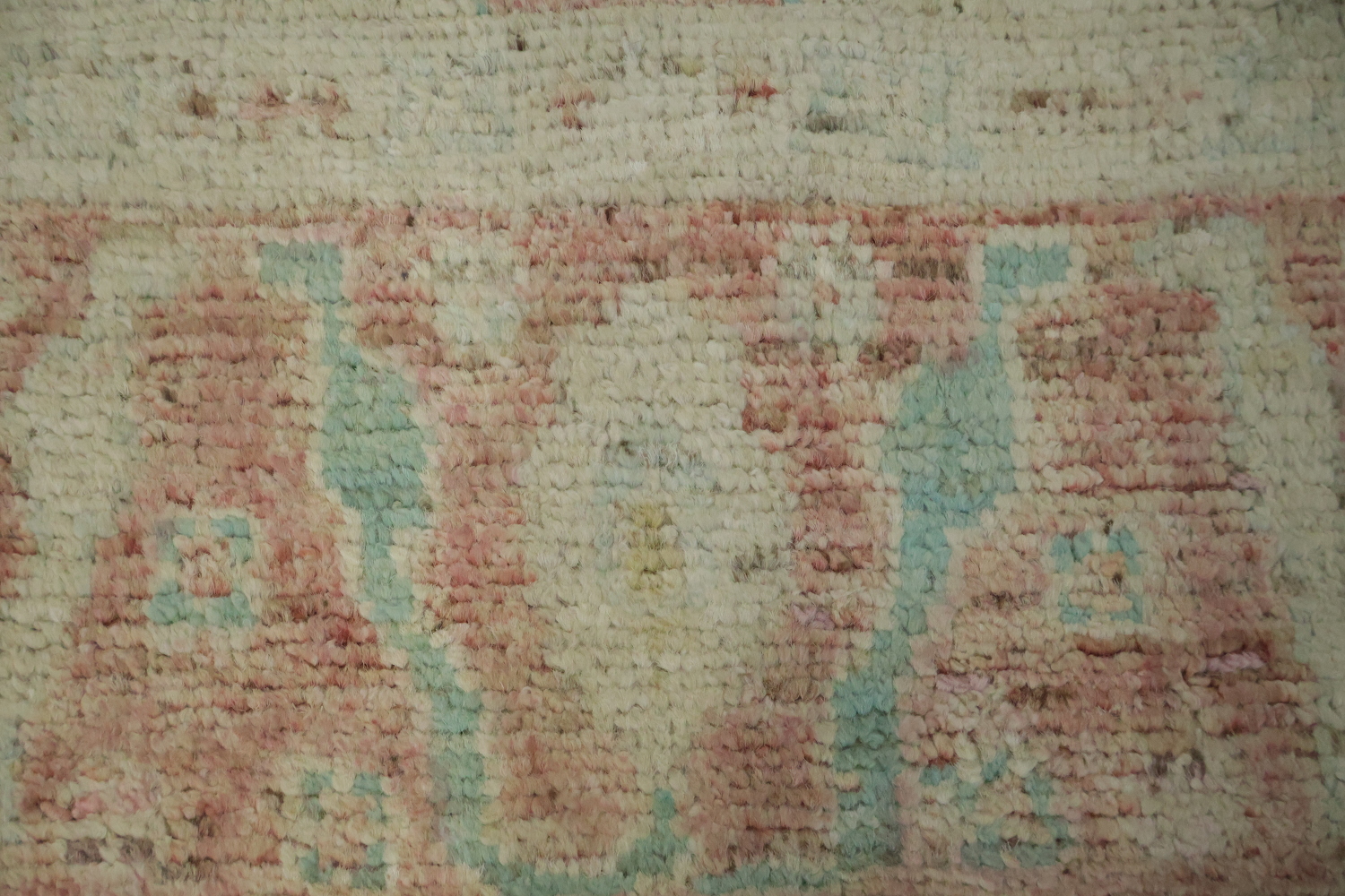 Earth Tone Wool Oushak Vegetable Dye Rug 3x4
