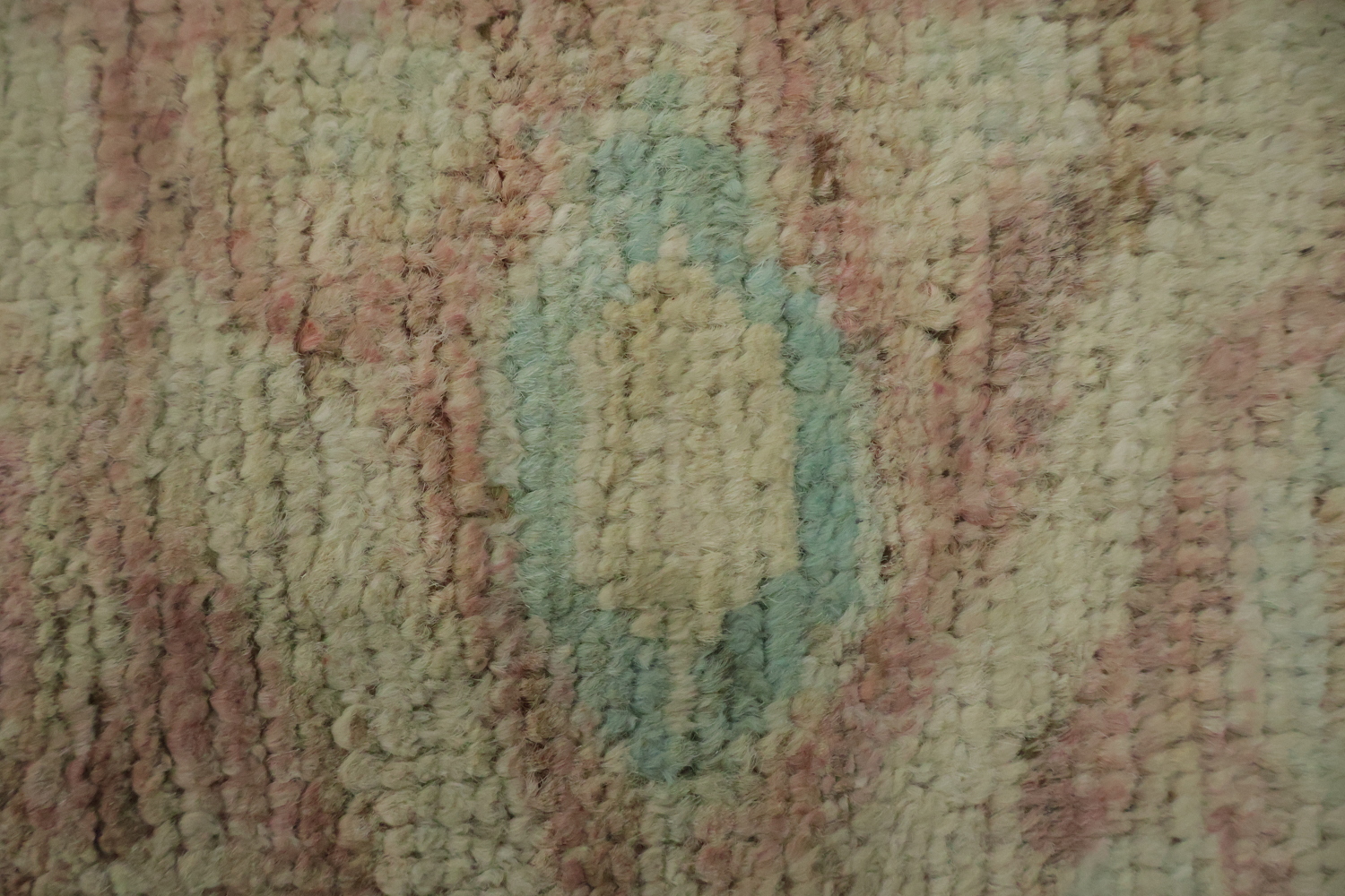 Earth Tone Wool Oushak Vegetable Dye Rug 3x4