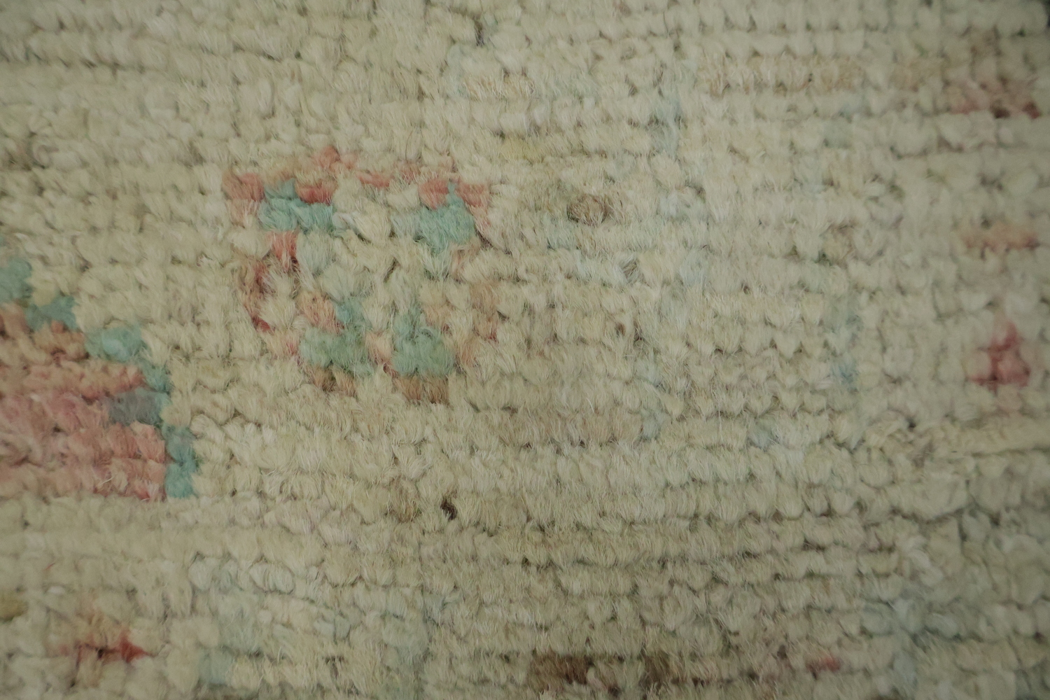 Earth Tone Wool Oushak Vegetable Dye Rug 3x4