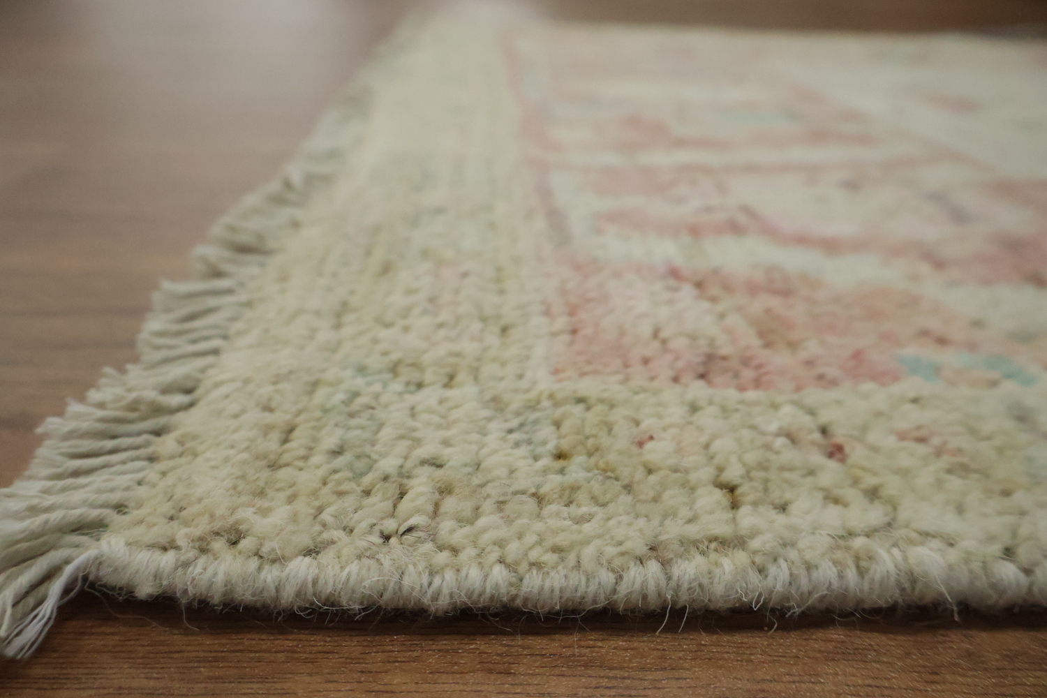 Earth Tone Wool Oushak Vegetable Dye Rug 3x4