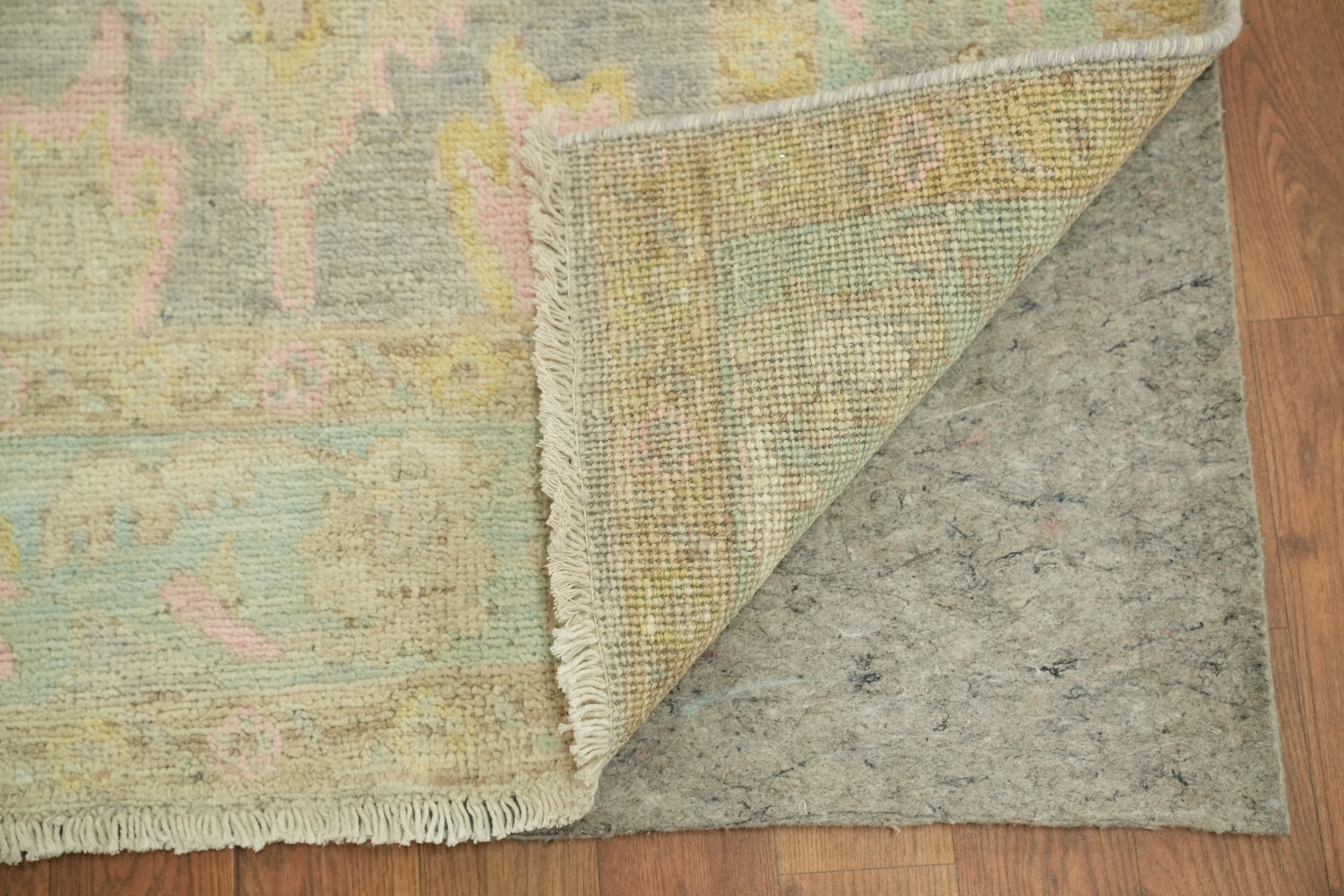 Vegetable Dye Oushak Turkish Accent Rug 3x4