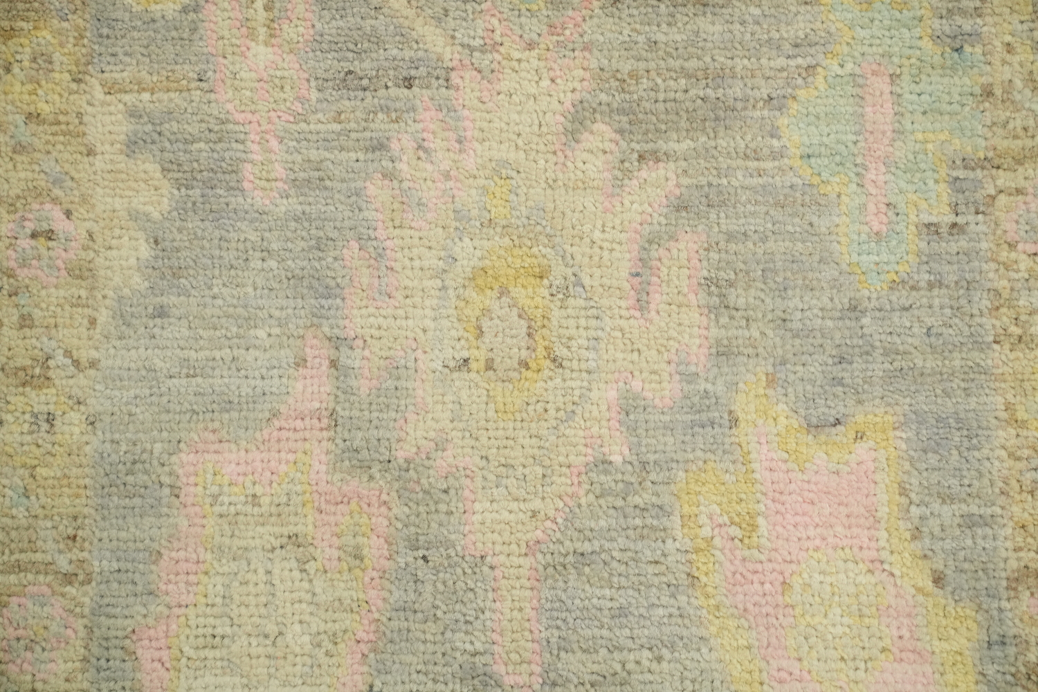 Vegetable Dye Oushak Turkish Accent Rug 3x4