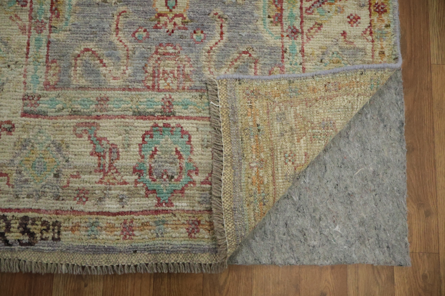 Vegetable Dye Oushak Turkish Accent Rug 3x4