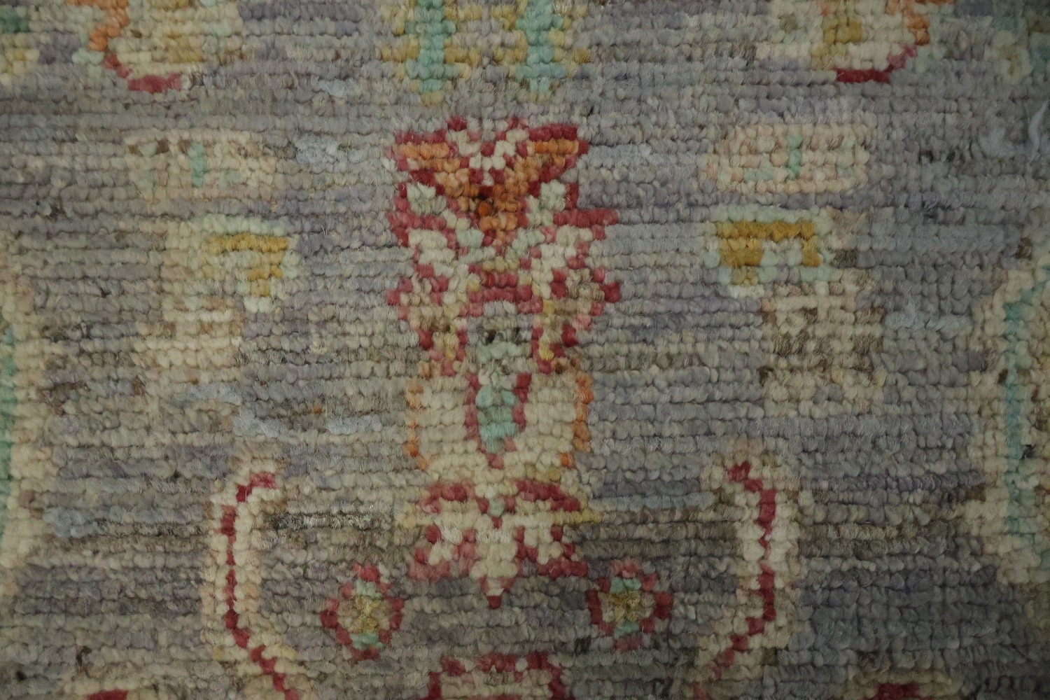 Vegetable Dye Oushak Turkish Accent Rug 3x4
