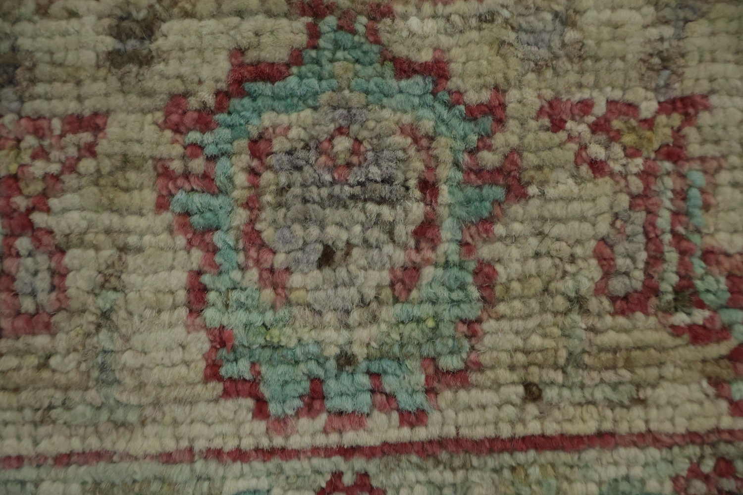 Vegetable Dye Oushak Turkish Accent Rug 3x4