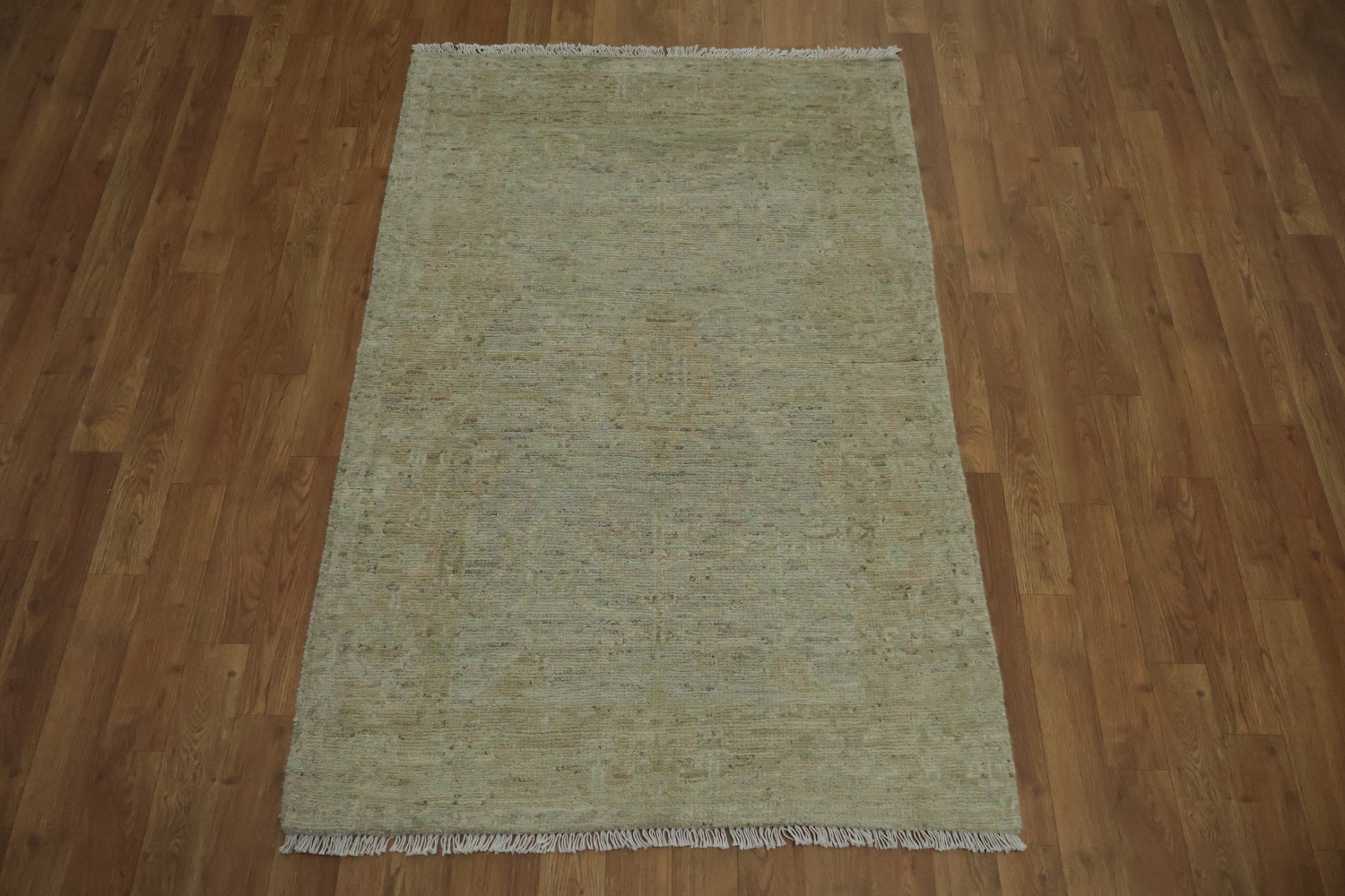 Vegetable Dye Oushak Turkish Rug 3x5