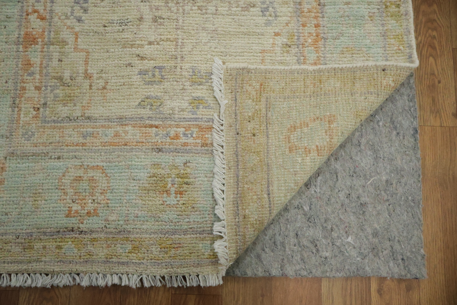 Vegetable Dye Oushak Turkish Accent Rug 3x5
