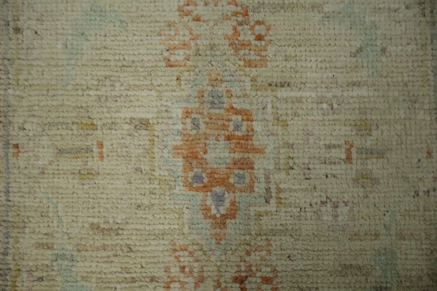 Vegetable Dye Oushak Turkish Accent Rug 3x5