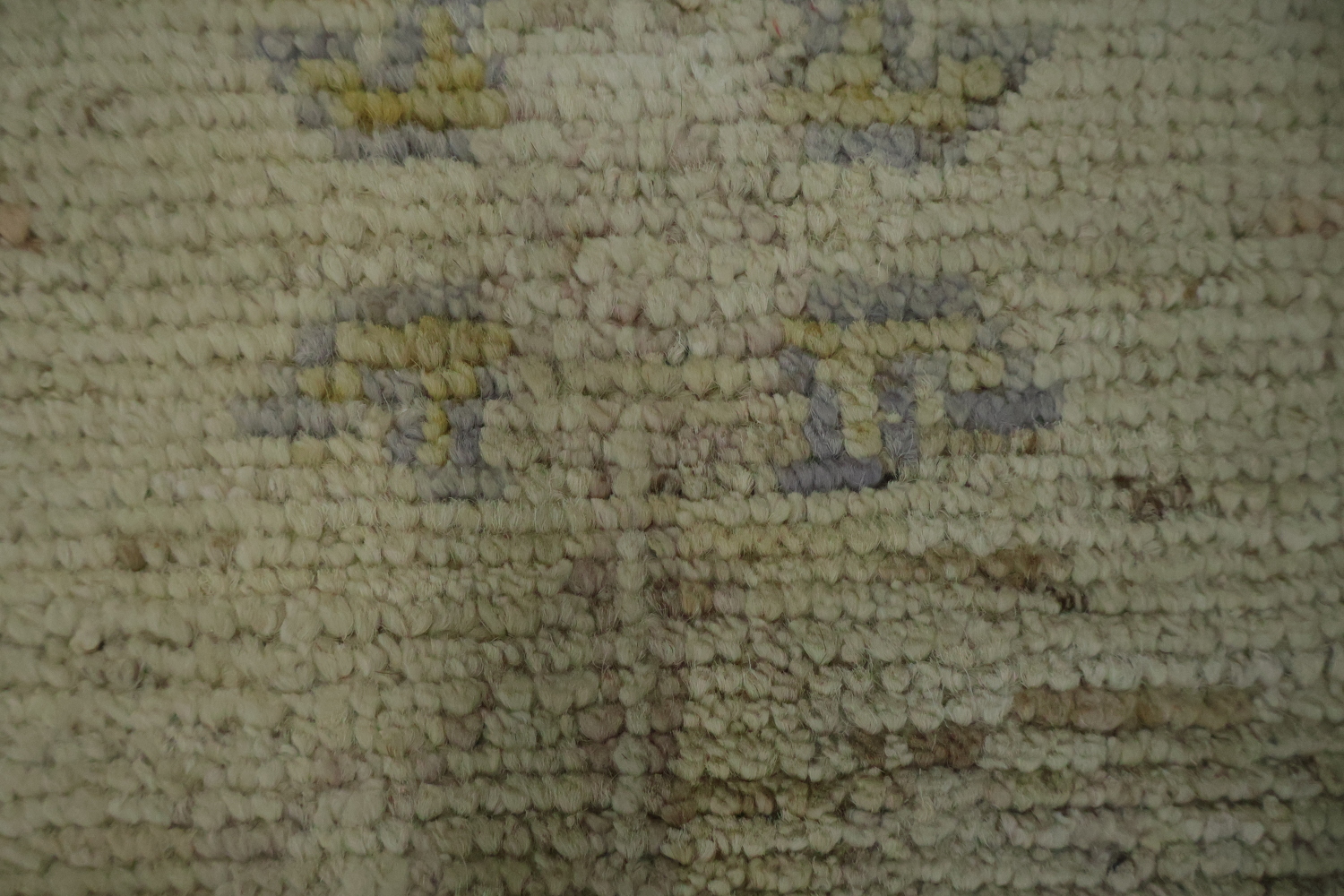 Vegetable Dye Oushak Turkish Accent Rug 3x5