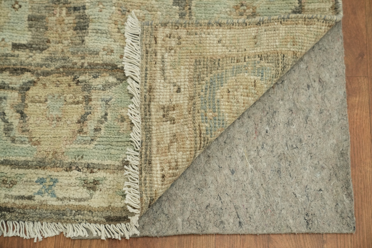 Vegetable Dye Oushak Turkish Foyer Rug 3x5