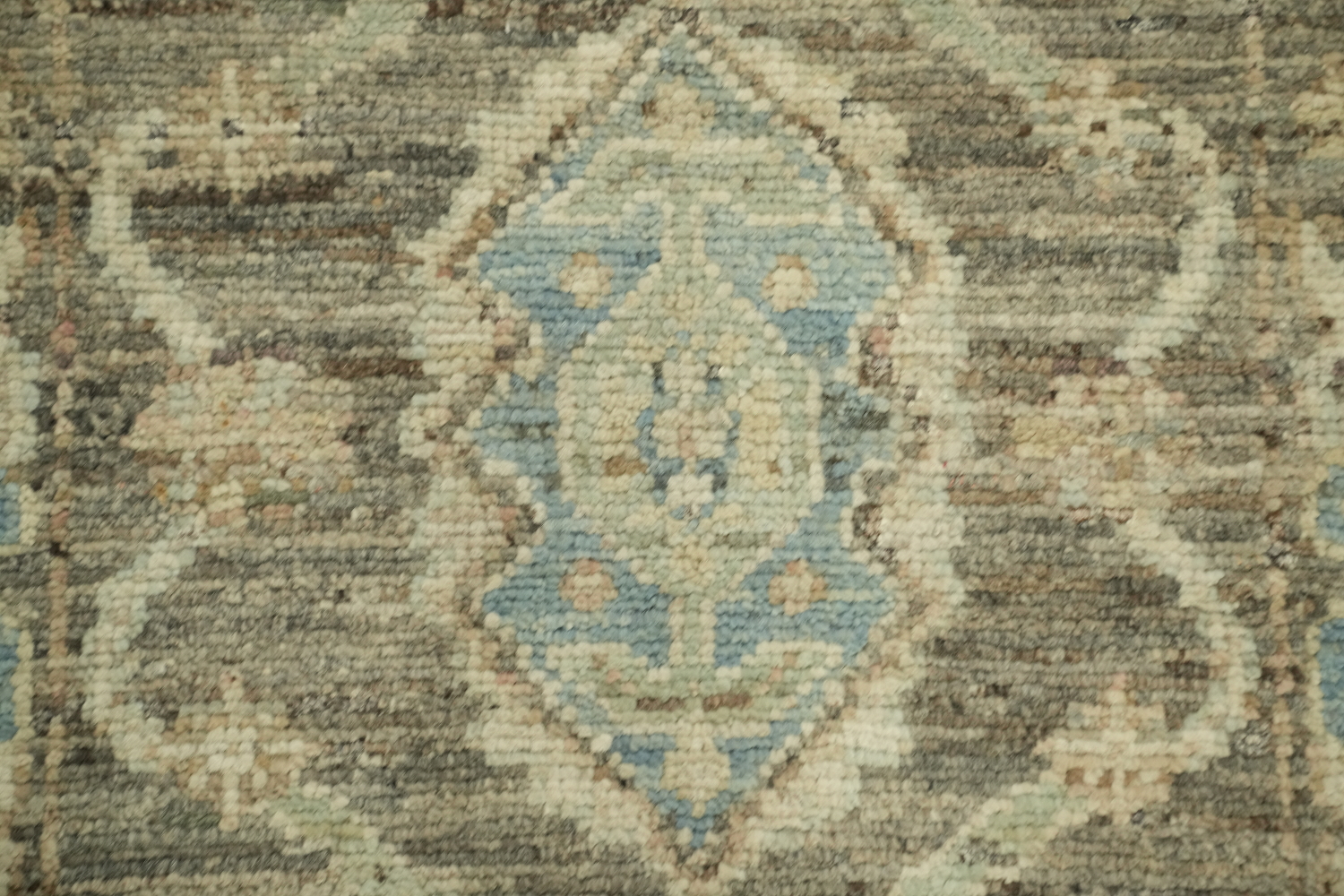 Vegetable Dye Oushak Turkish Foyer Rug 3x5