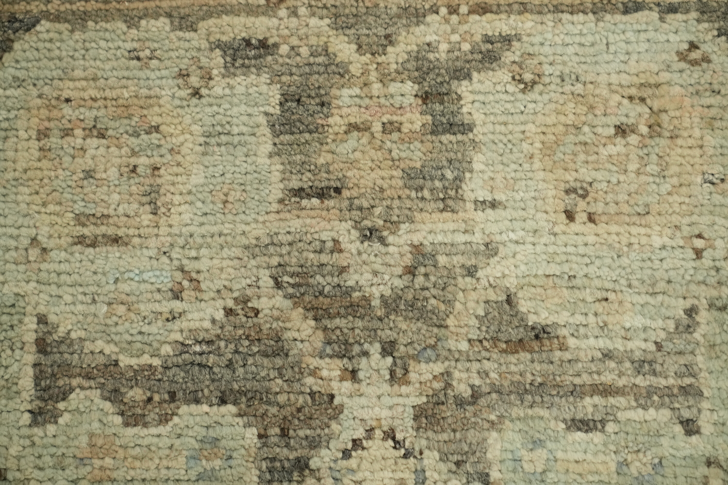 Vegetable Dye Oushak Turkish Foyer Rug 3x5
