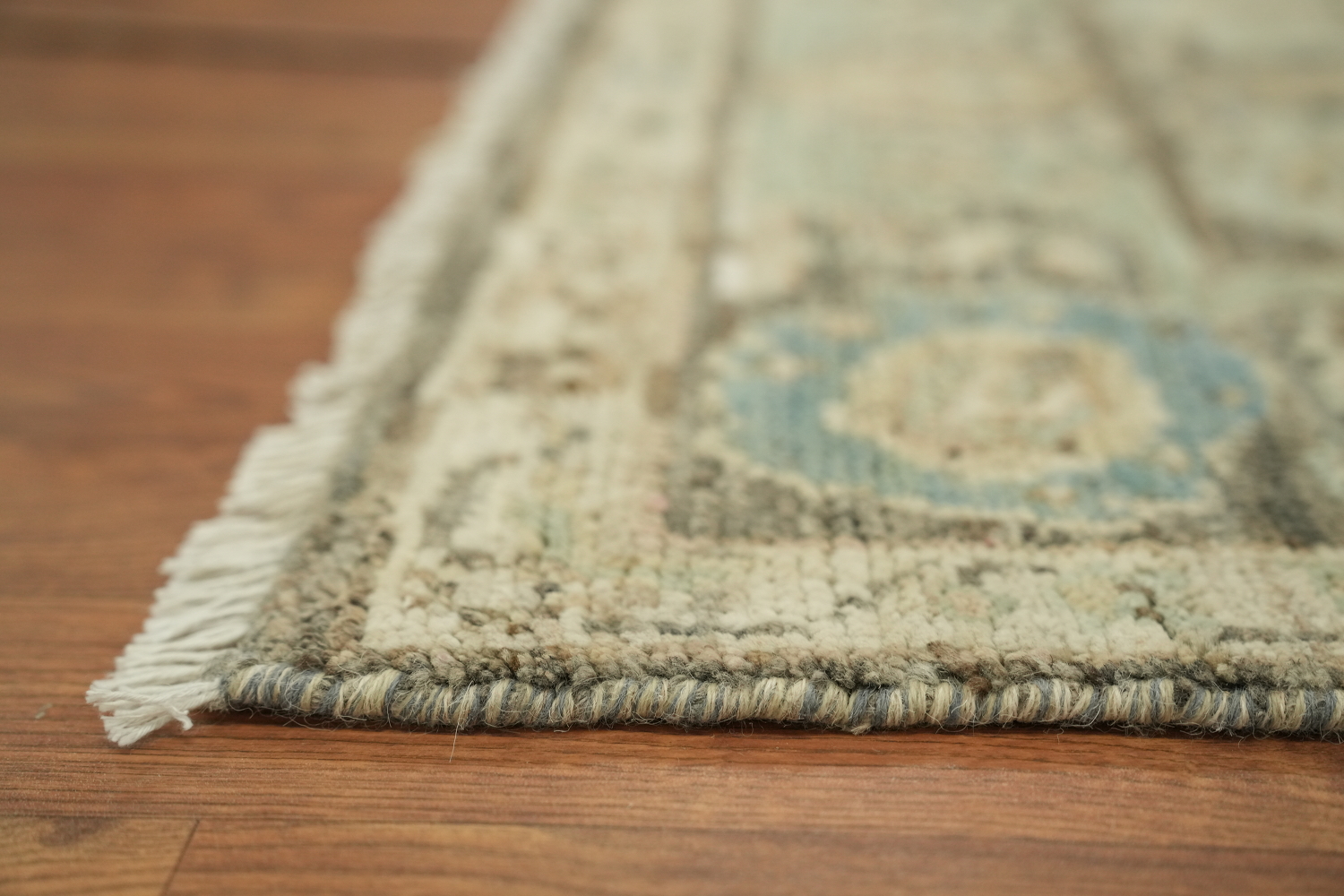 Vegetable Dye Oushak Turkish Foyer Rug 3x5