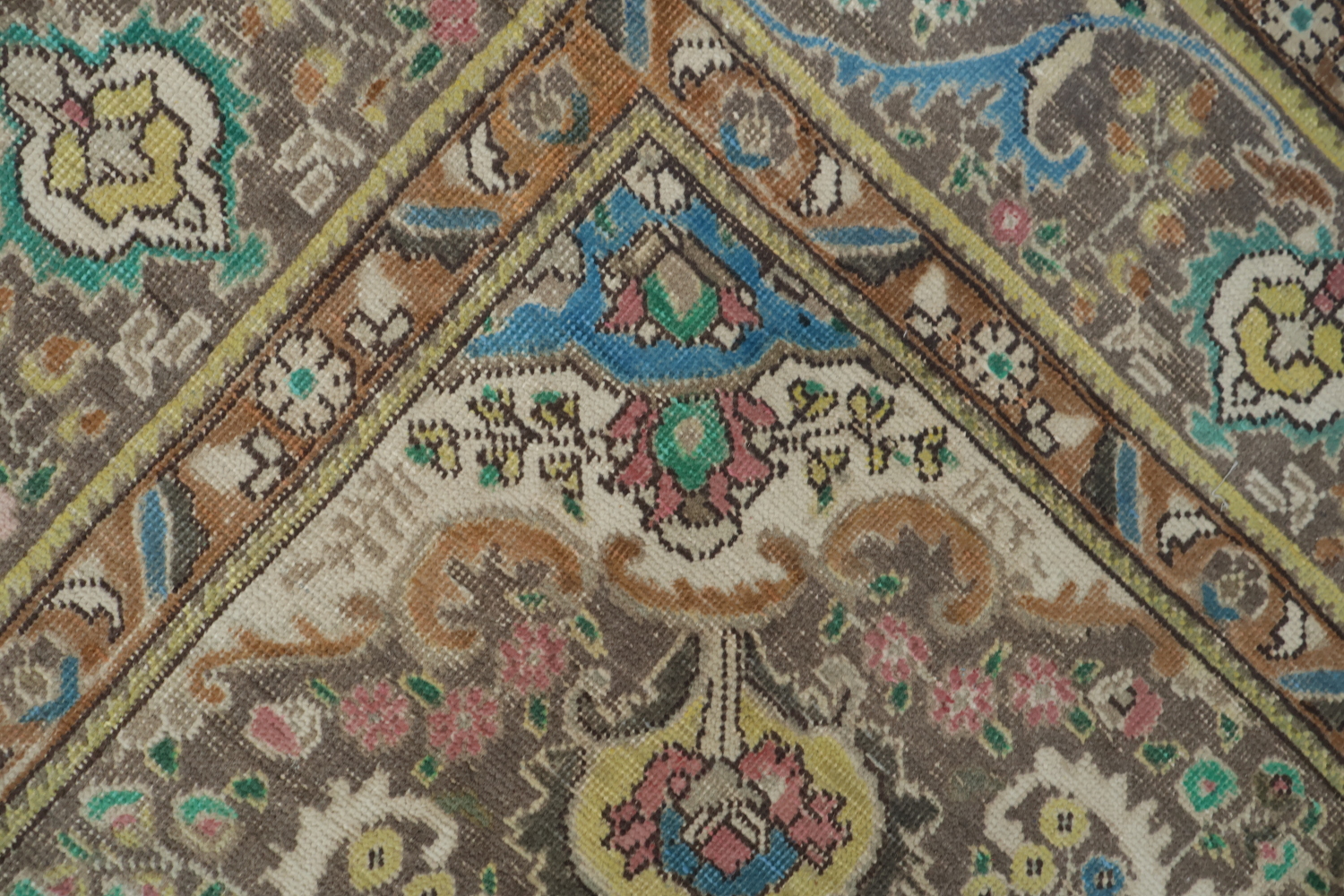 Turquoise Blue Tabriz Persian Area Rug 8x11