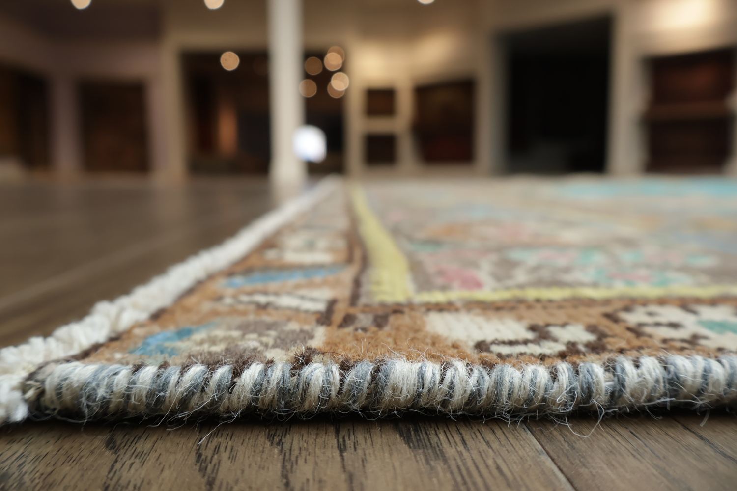 Turquoise Blue Tabriz Persian Area Rug 8x11