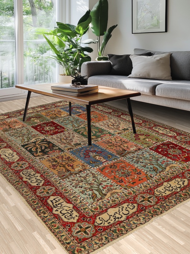 Garden Design Tabriz Persian Area Rug 6x10