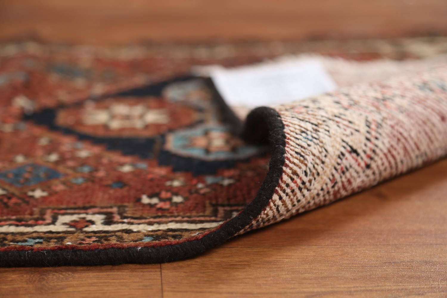 Pre-1900 Vegetable Dye Heriz Serapi Persian Runner Rug 2x11
