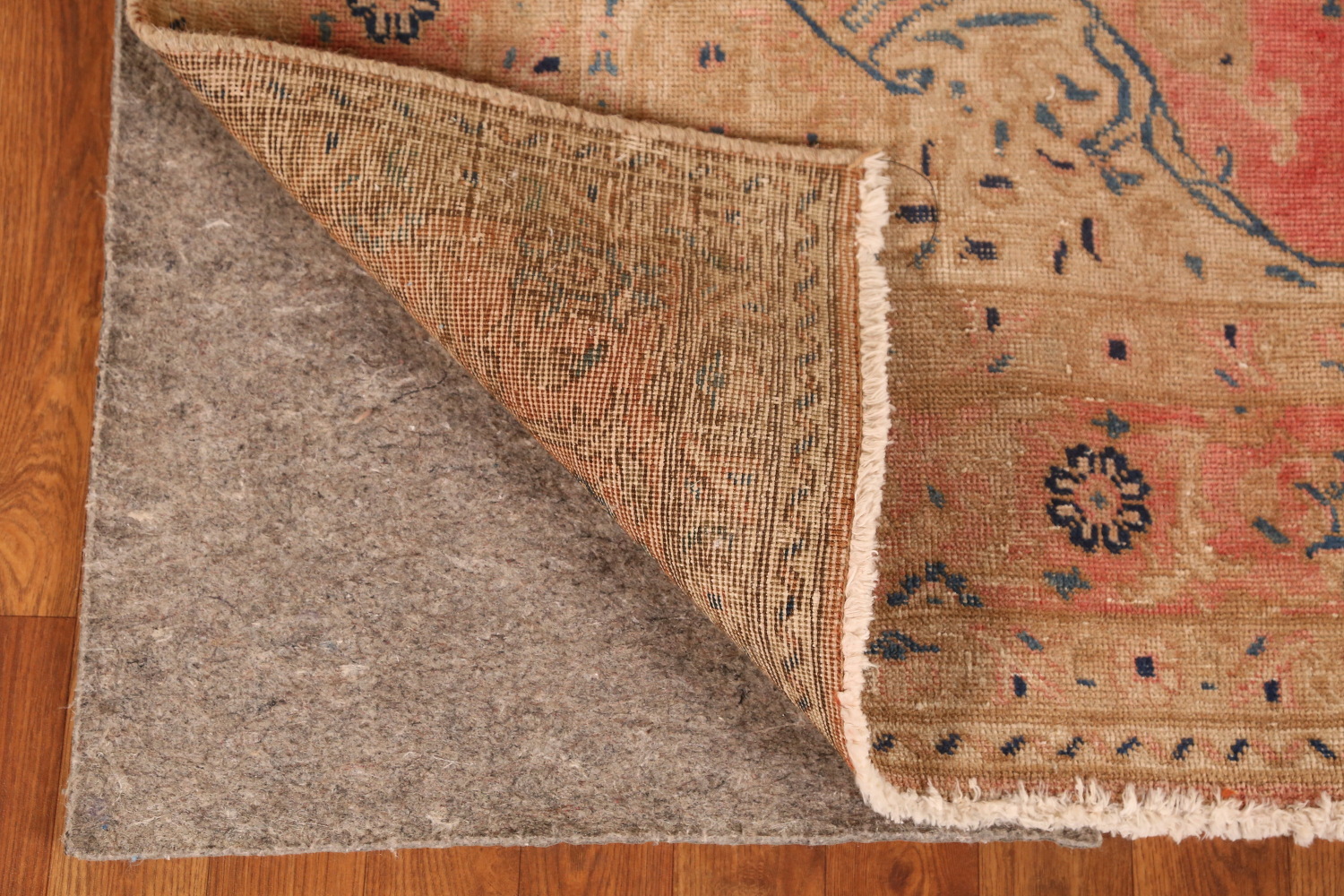 Antique Wool Tabriz Persian Rug 5x6