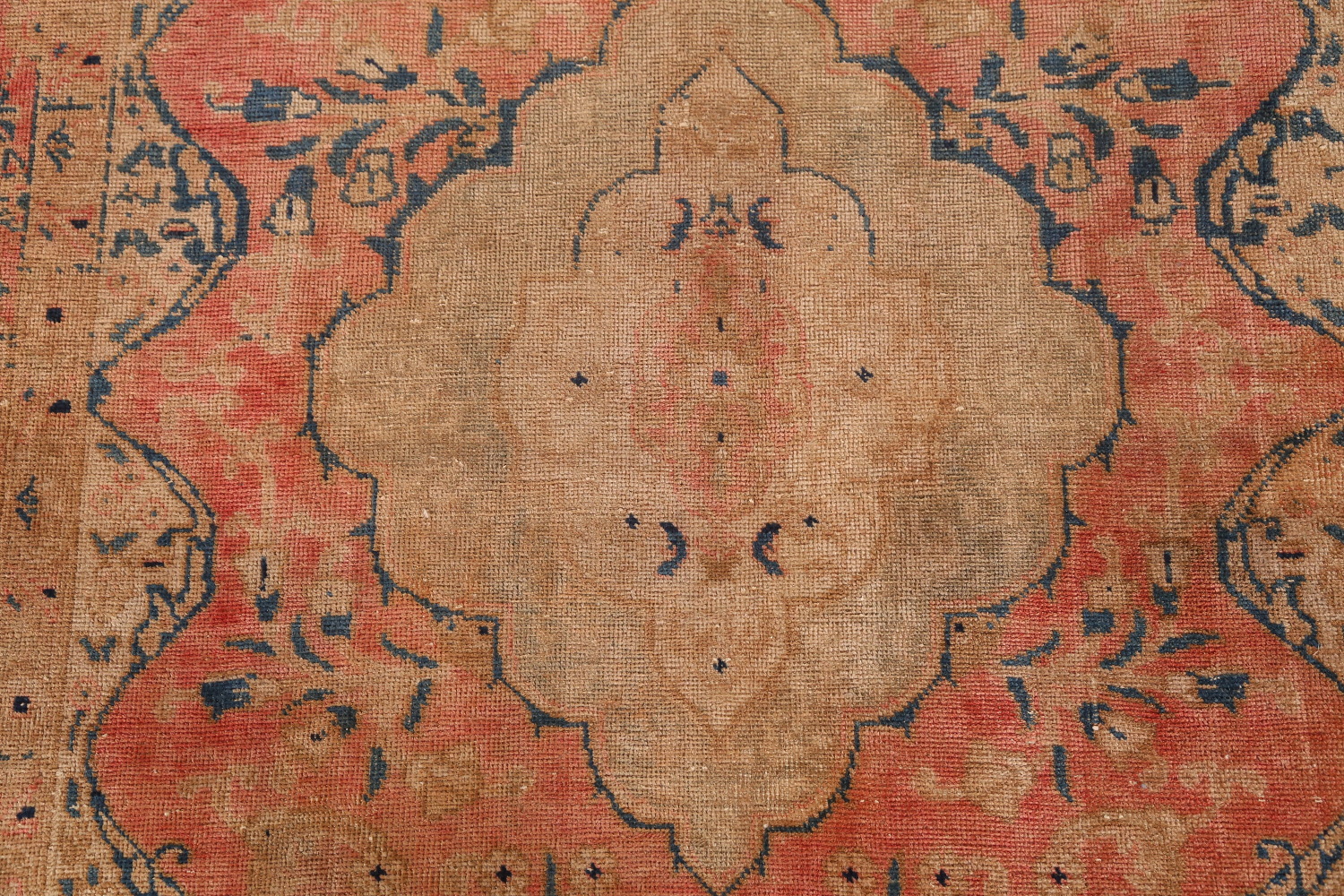 Antique Wool Tabriz Persian Rug 5x6