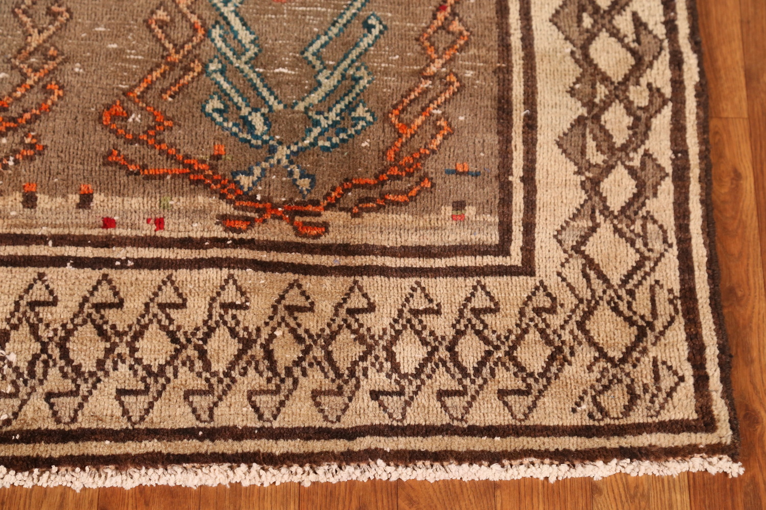 Antique Vegetable Dye Gabbeh Persian Rug 4x7