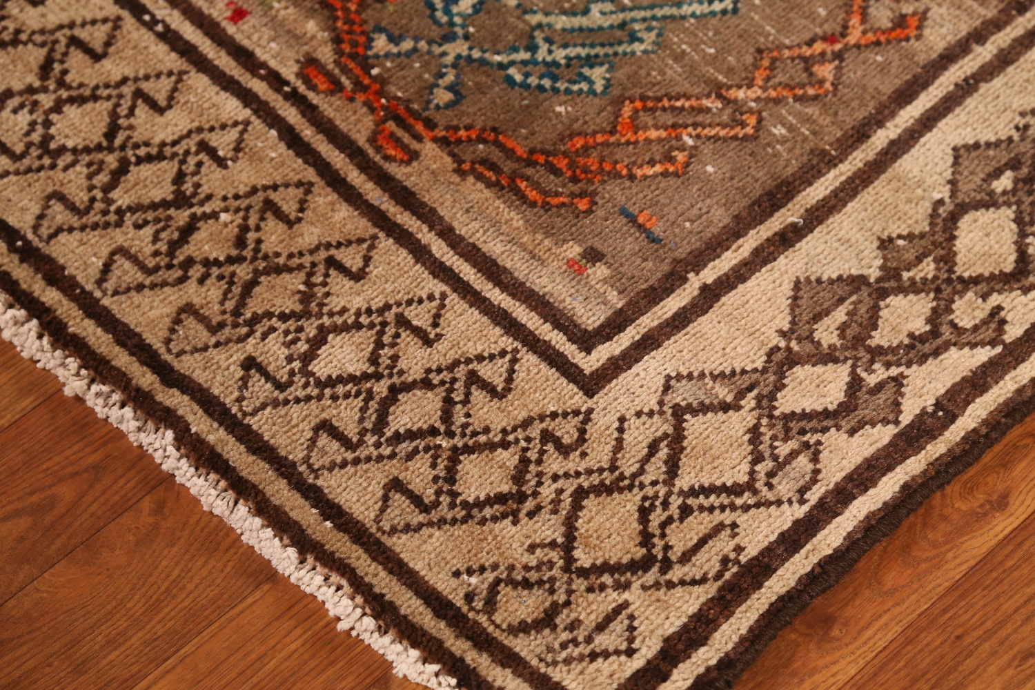 Antique Vegetable Dye Gabbeh Persian Rug 4x7