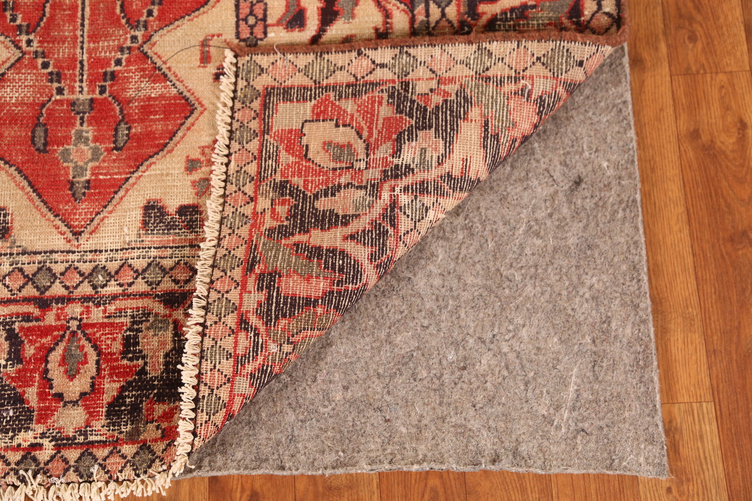 Animals Wool Antique Kashan Persian Rug 4x6