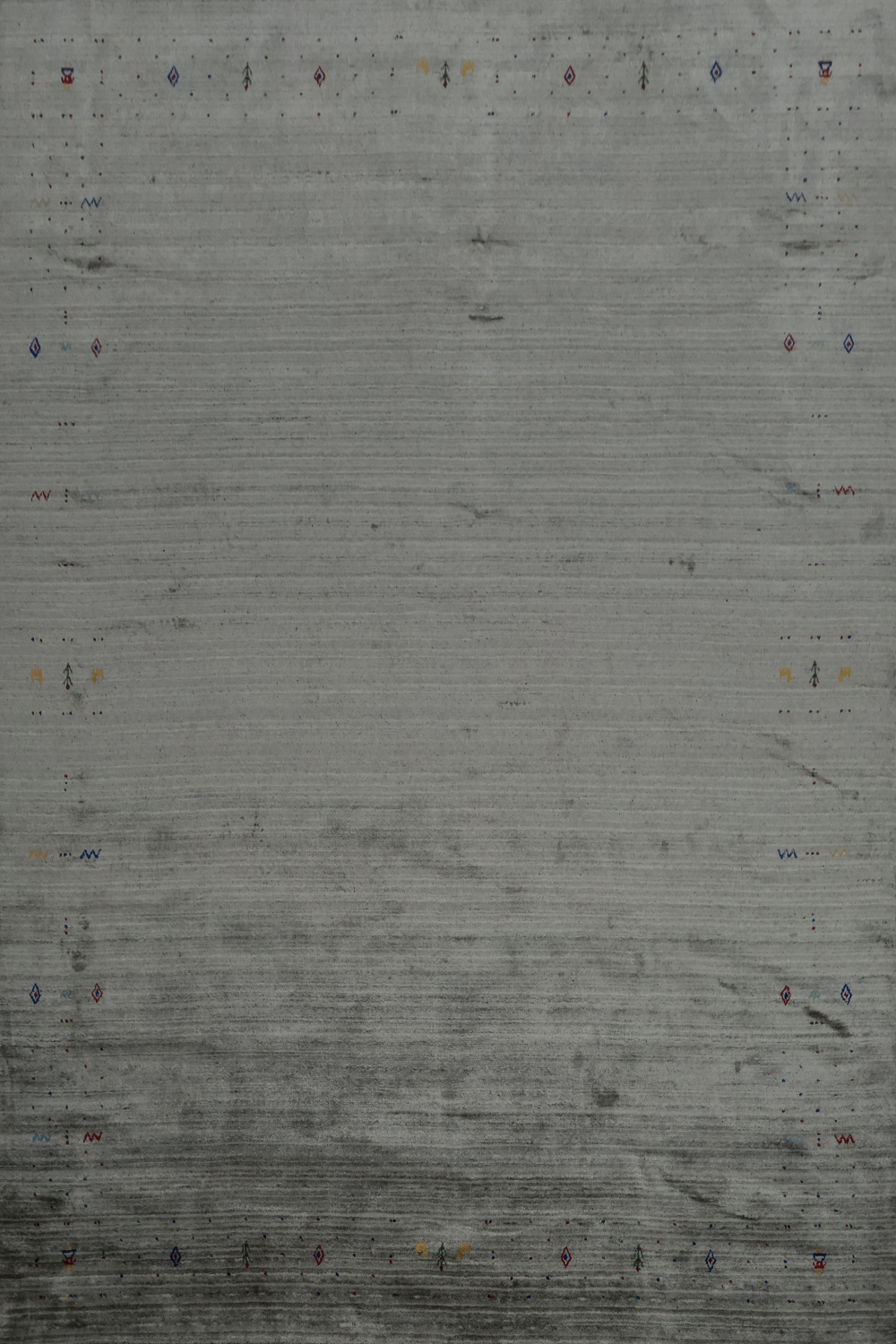 Elegant Minimalist Gabbeh Area Rug 9x12 with Subtle Color Accents Decor