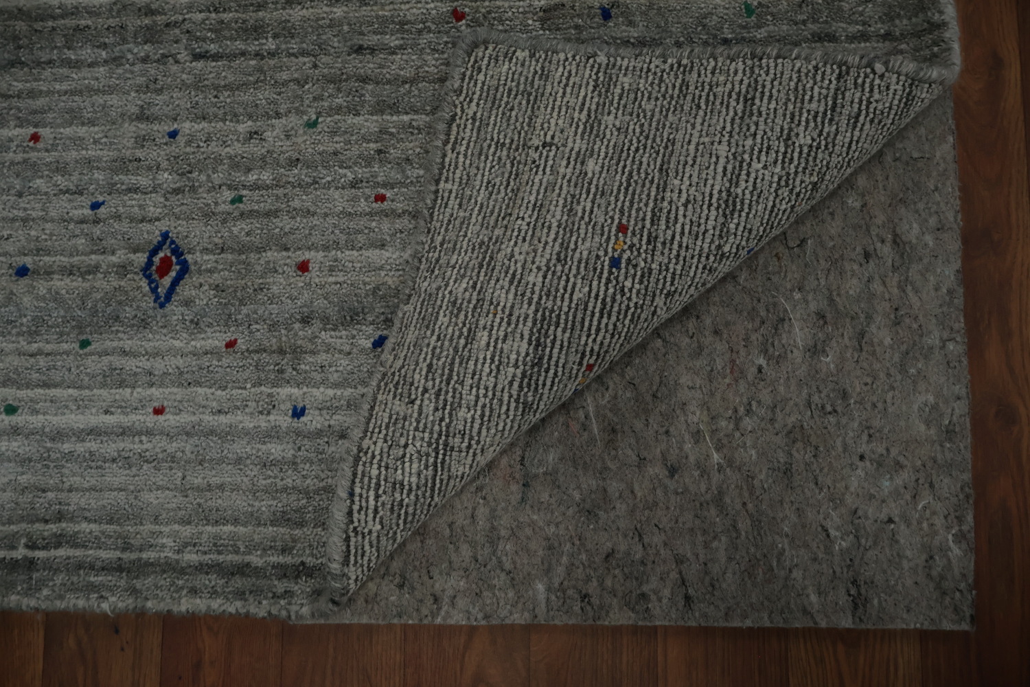 Elegant Minimalist Gabbeh Area Rug 9x12 with Subtle Color Accents Decor