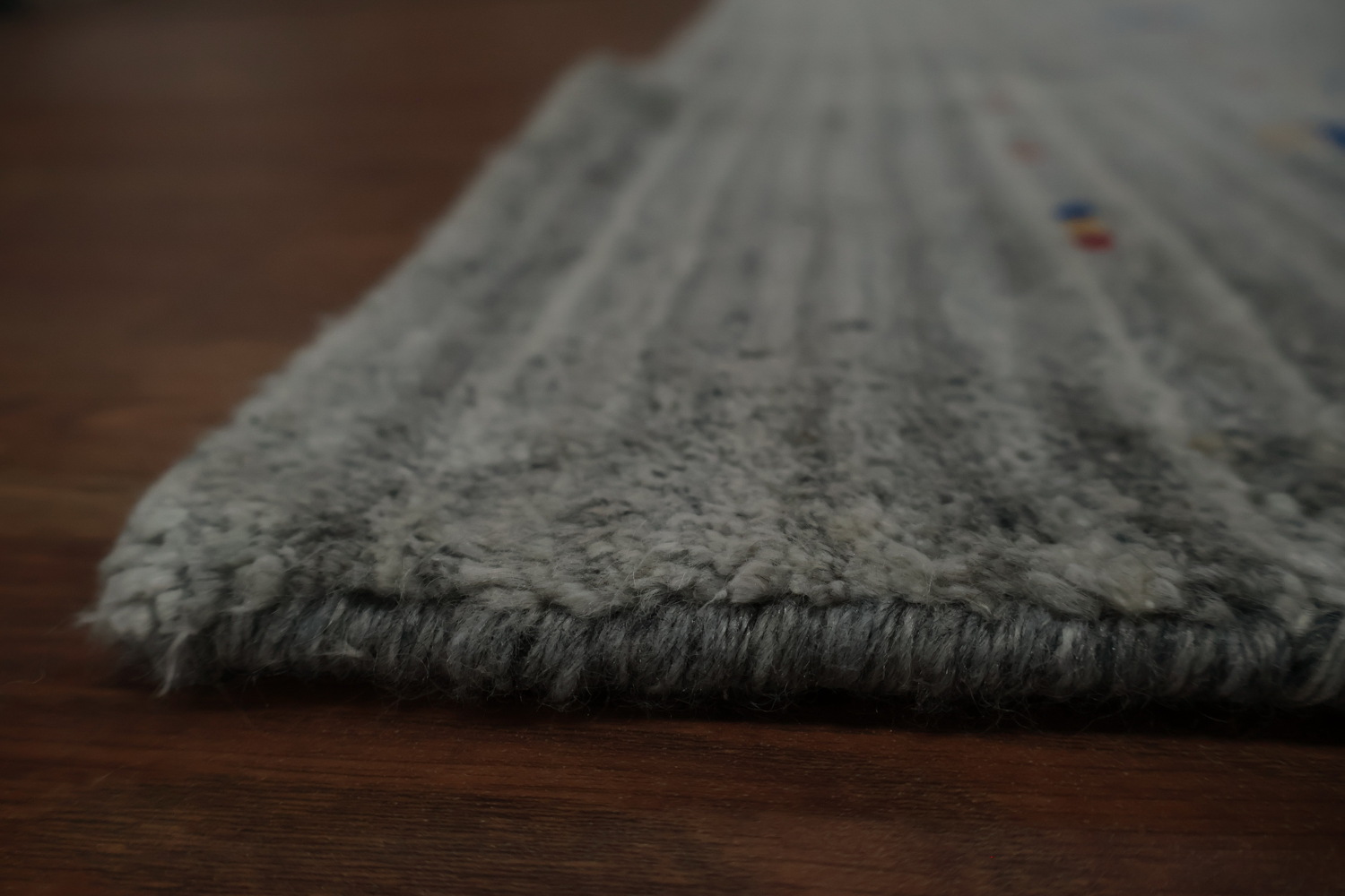 Elegant Minimalist Gabbeh Area Rug 9x12 with Subtle Color Accents Decor