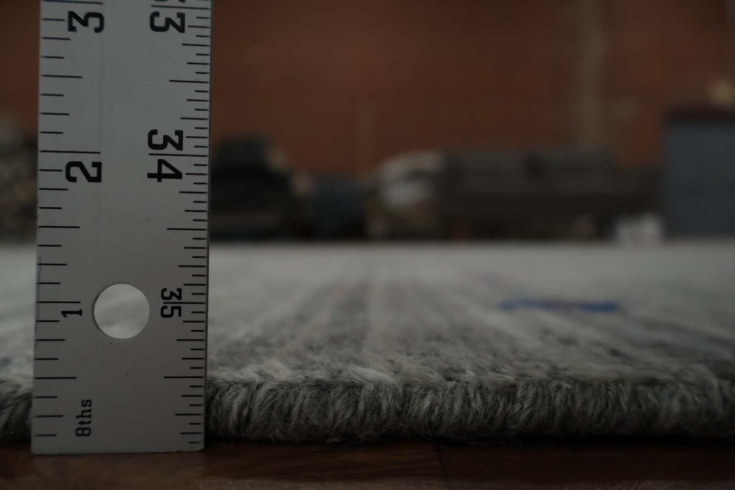 Elegant Minimalist Gabbeh Area Rug 9x12 with Subtle Color Accents Decor