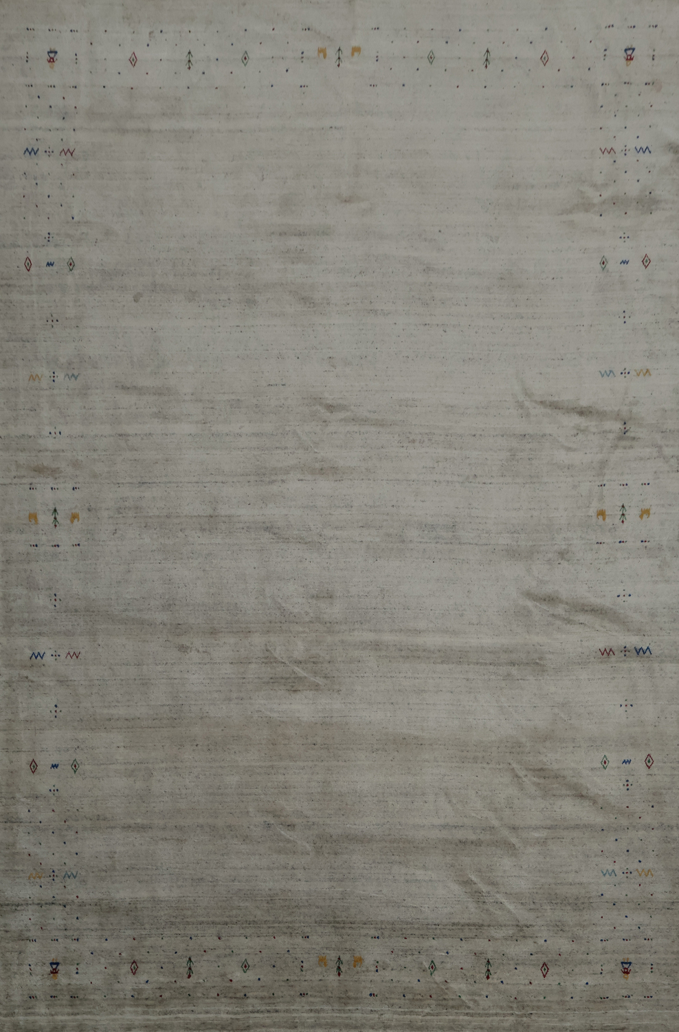 Sophisticated Gabbeh Large Area Rug 9x12 with Sleek Minimal Design