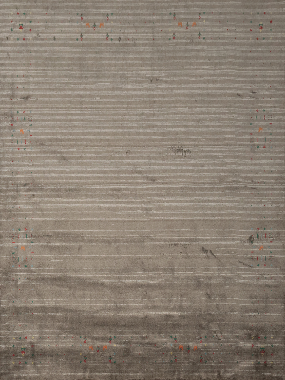 Elegant Gabbeh Square Rug 9x9 with Subtle Accents for Living Rooms