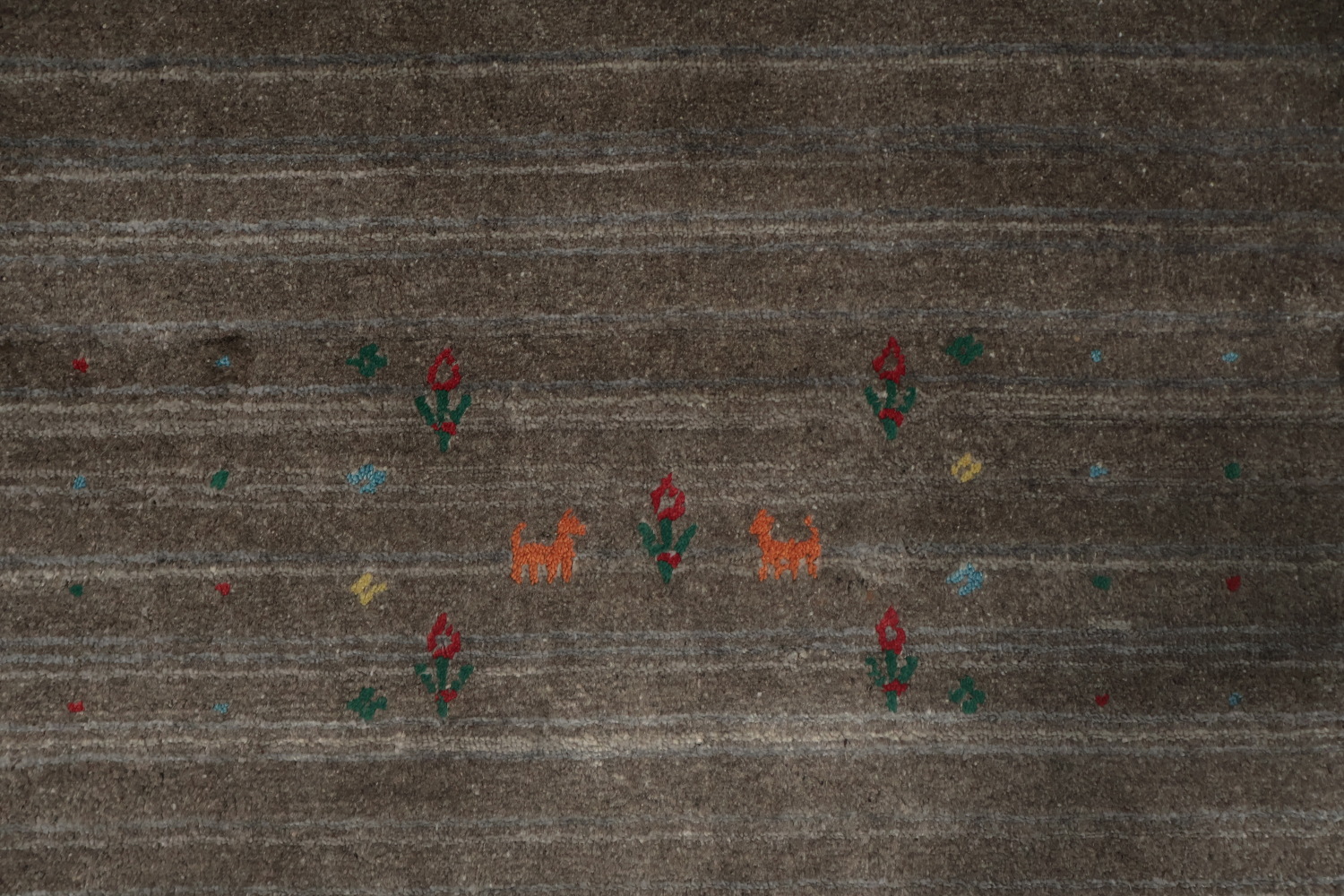 Elegant Gabbeh Square Rug 9x9 with Subtle Accents for Living Rooms