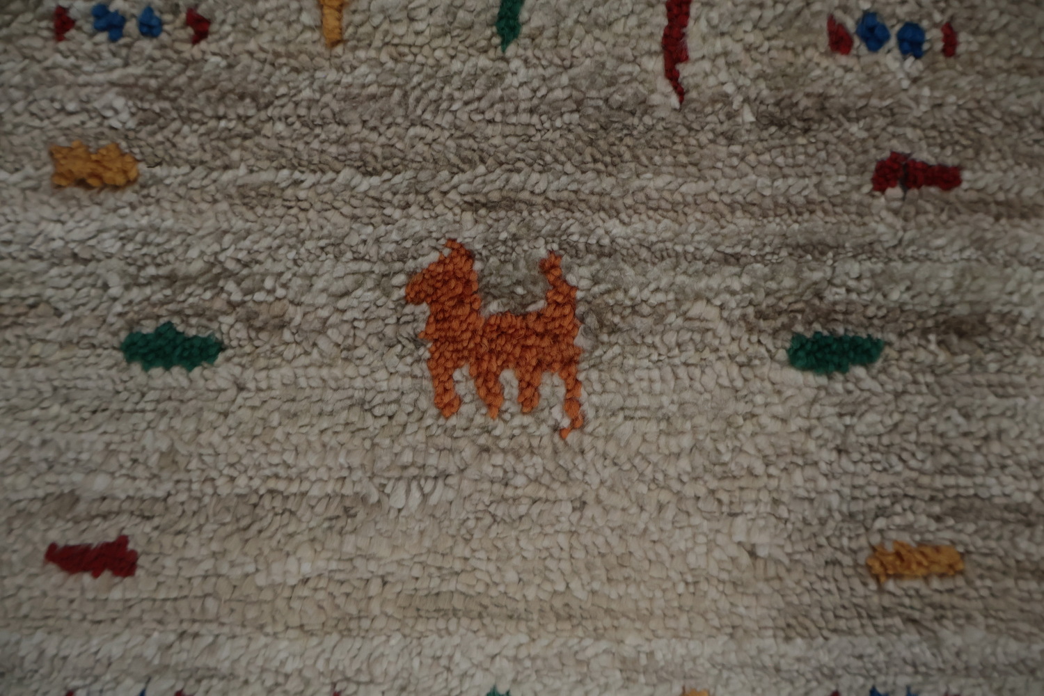 Soft Gabbeh Area Rug 9x12 with Tribal Patterns for Modern Decor