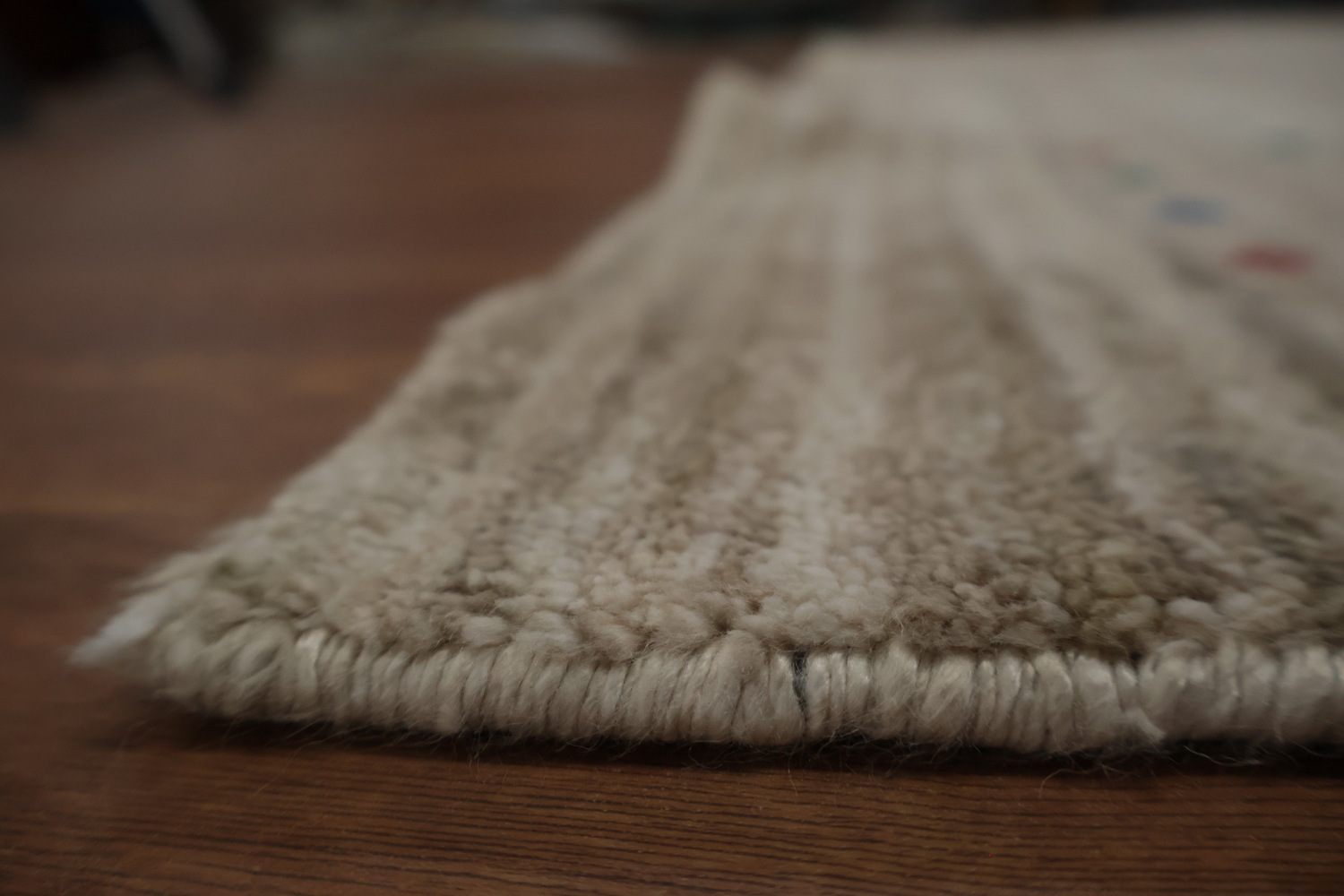 Soft Gabbeh Area Rug 9x12 with Tribal Patterns for Modern Decor