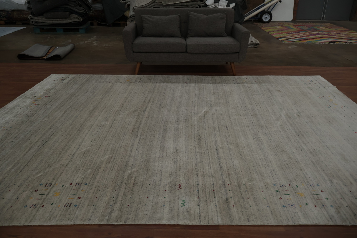 Refined Gabbeh Area Rug 9x12 Blends Seamlessly into Any Elegant Decor
