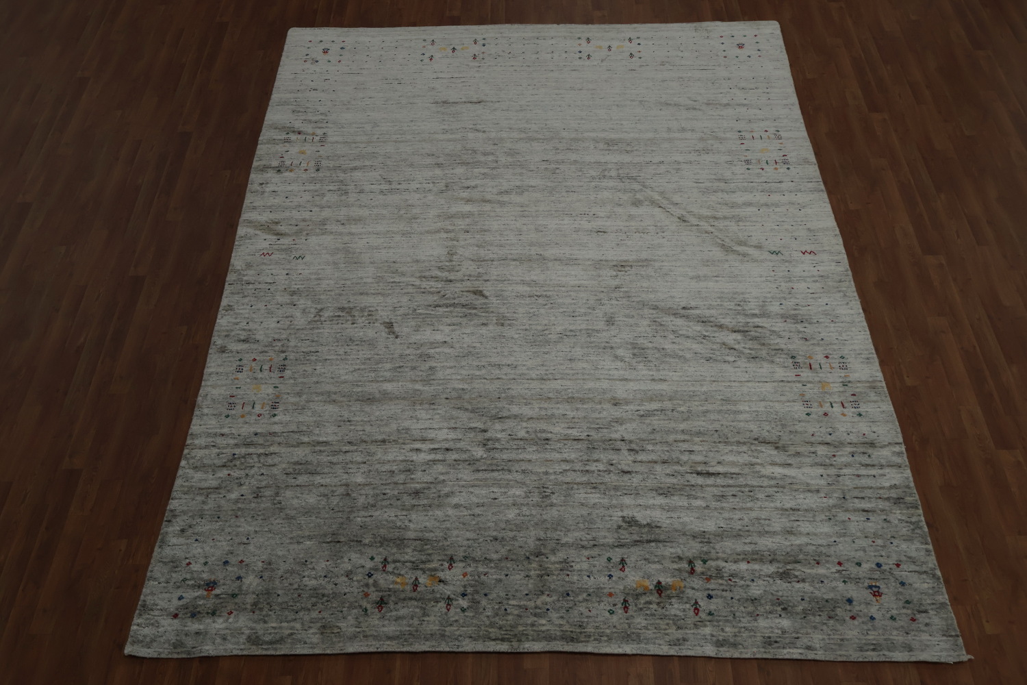 Elegant Gabbeh Area Rug 9x12 with Subtle Pattern for Modern Interiors