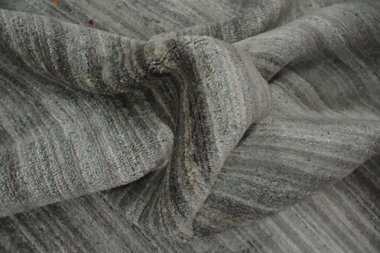 Elegant Gabbeh Area Rug 9x12 with Subtle Tribal Border Accents