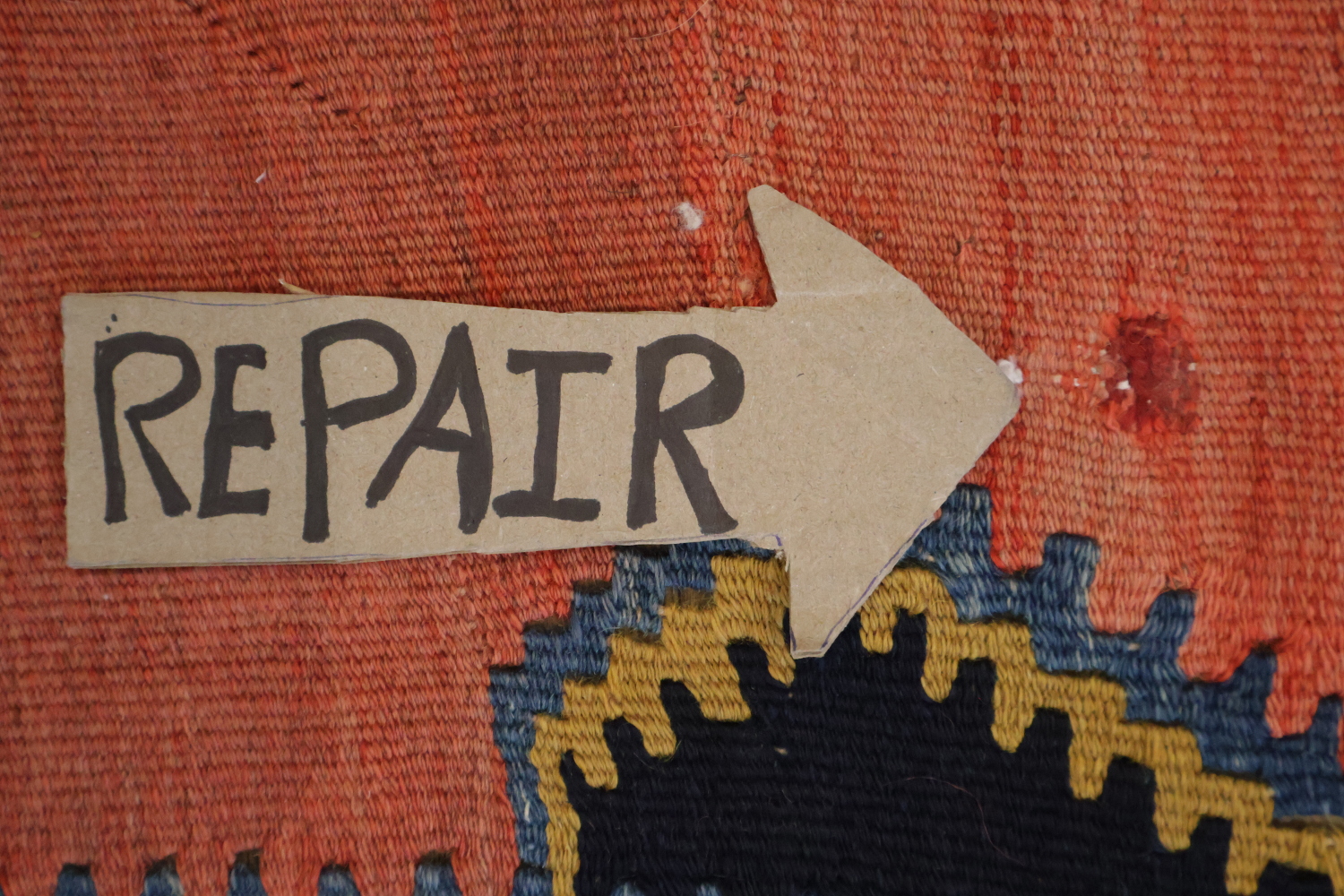 Old Vegetable Dye Kilim Senneh Persian Runner Rug 6x14