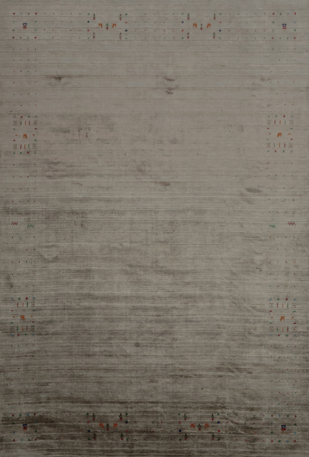 Sophisticated Neutral Tones Gabbeh Area Rug 9x12 for Classic Homes