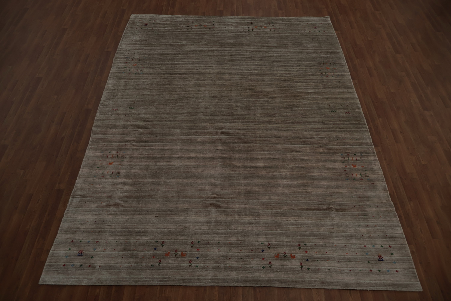 Sophisticated Neutral Tones Gabbeh Area Rug 9x12 for Classic Homes