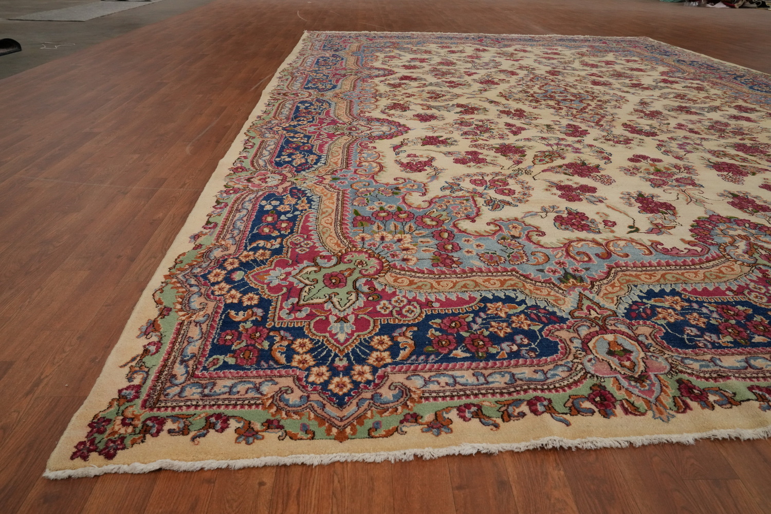 Vegetable Dye Antique Kerman Persian Large Rug 10x16