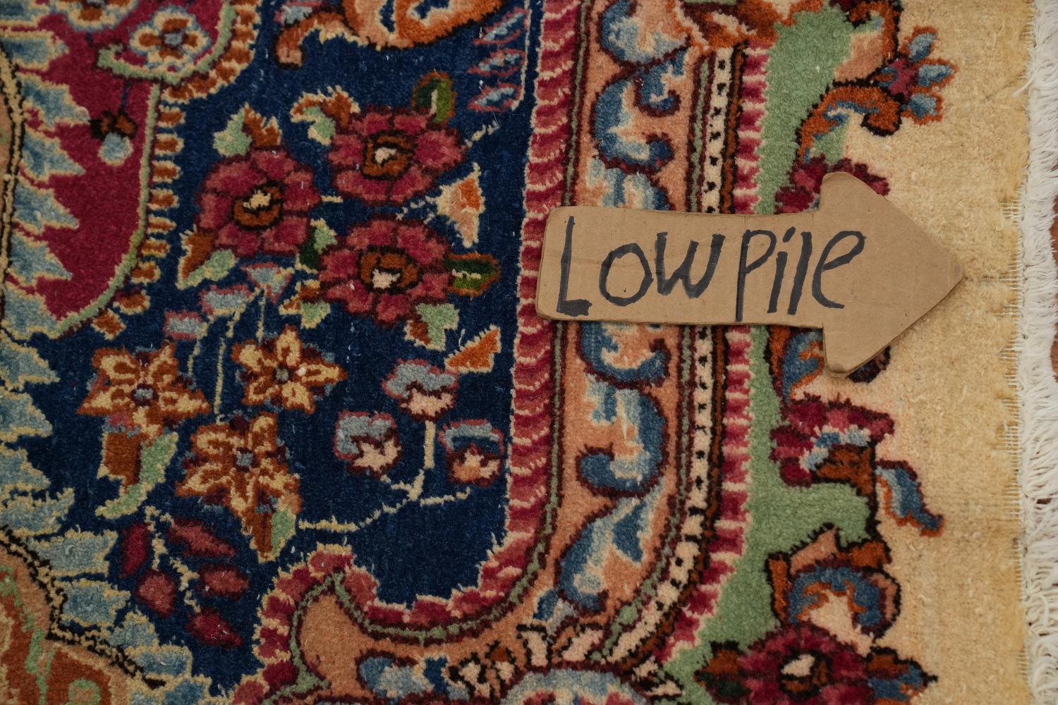 Vegetable Dye Antique Kerman Persian Large Rug 10x16