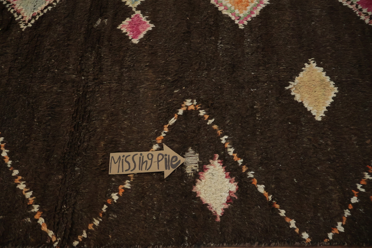 Bohemian Charm Geometric Diamond Moroccan Area Rug 7x10