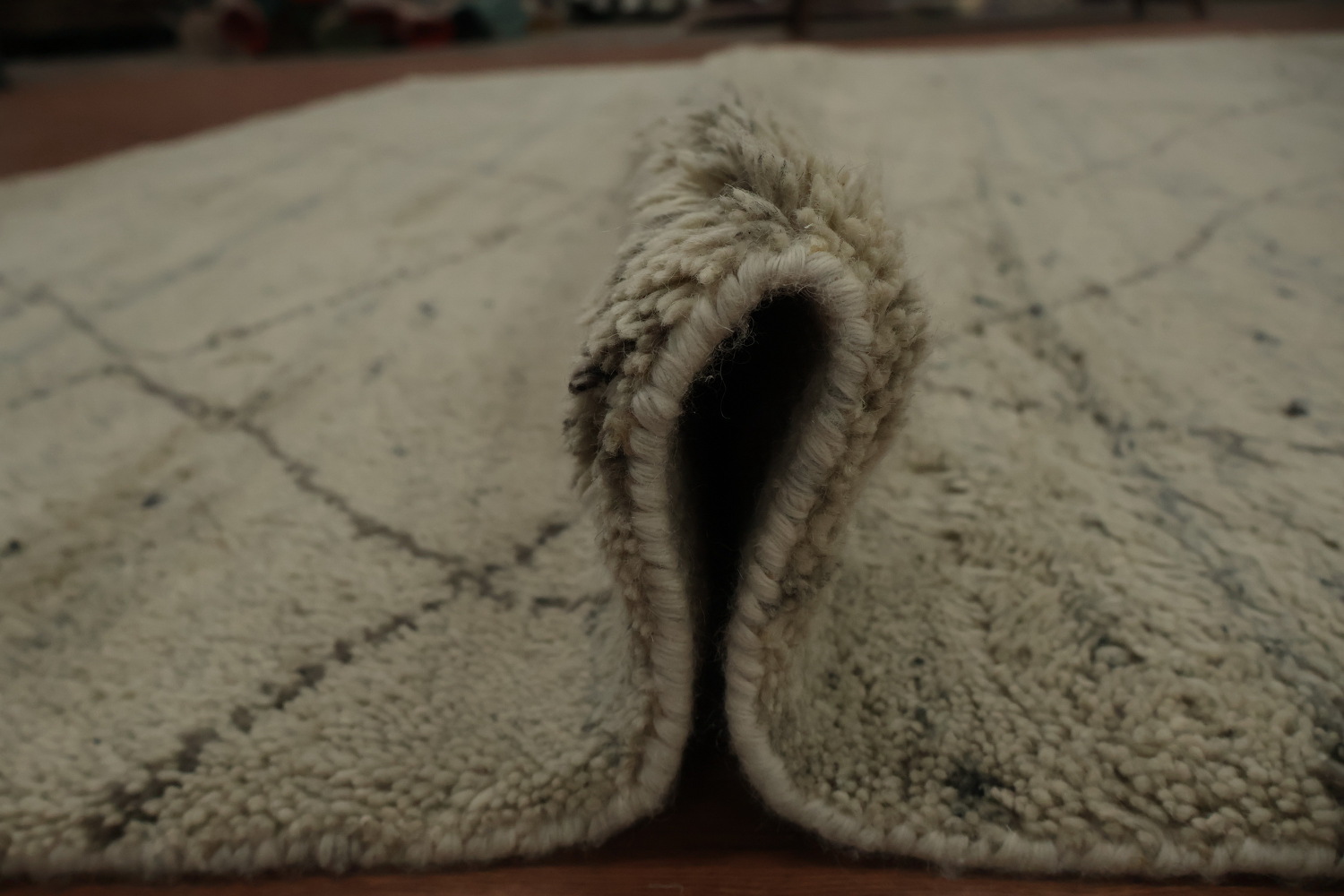 Trellis Wool Moroccan Indian Area Rug 9x12