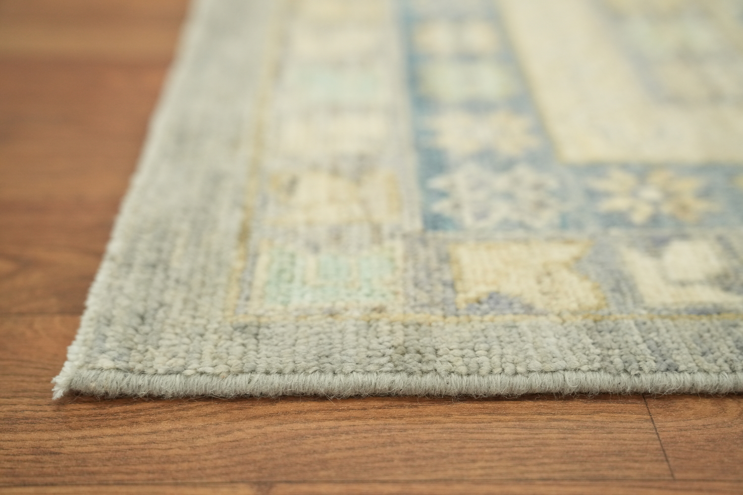 Handmade Gray Oushak Vegetable Dye Area Rug 9x12