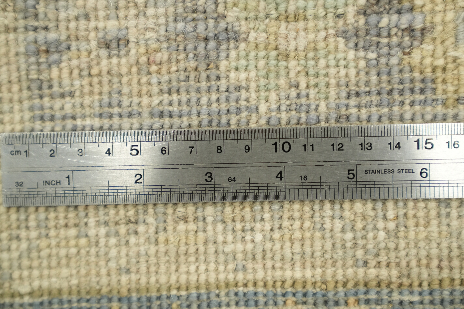 Handmade Gray Oushak Vegetable Dye Area Rug 9x12