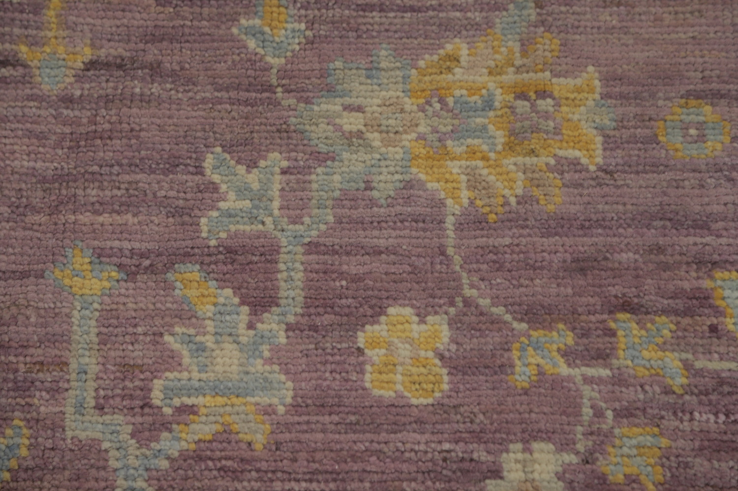 Vegetable Dye Wool Oushak Turkish Area Rug 9x12
