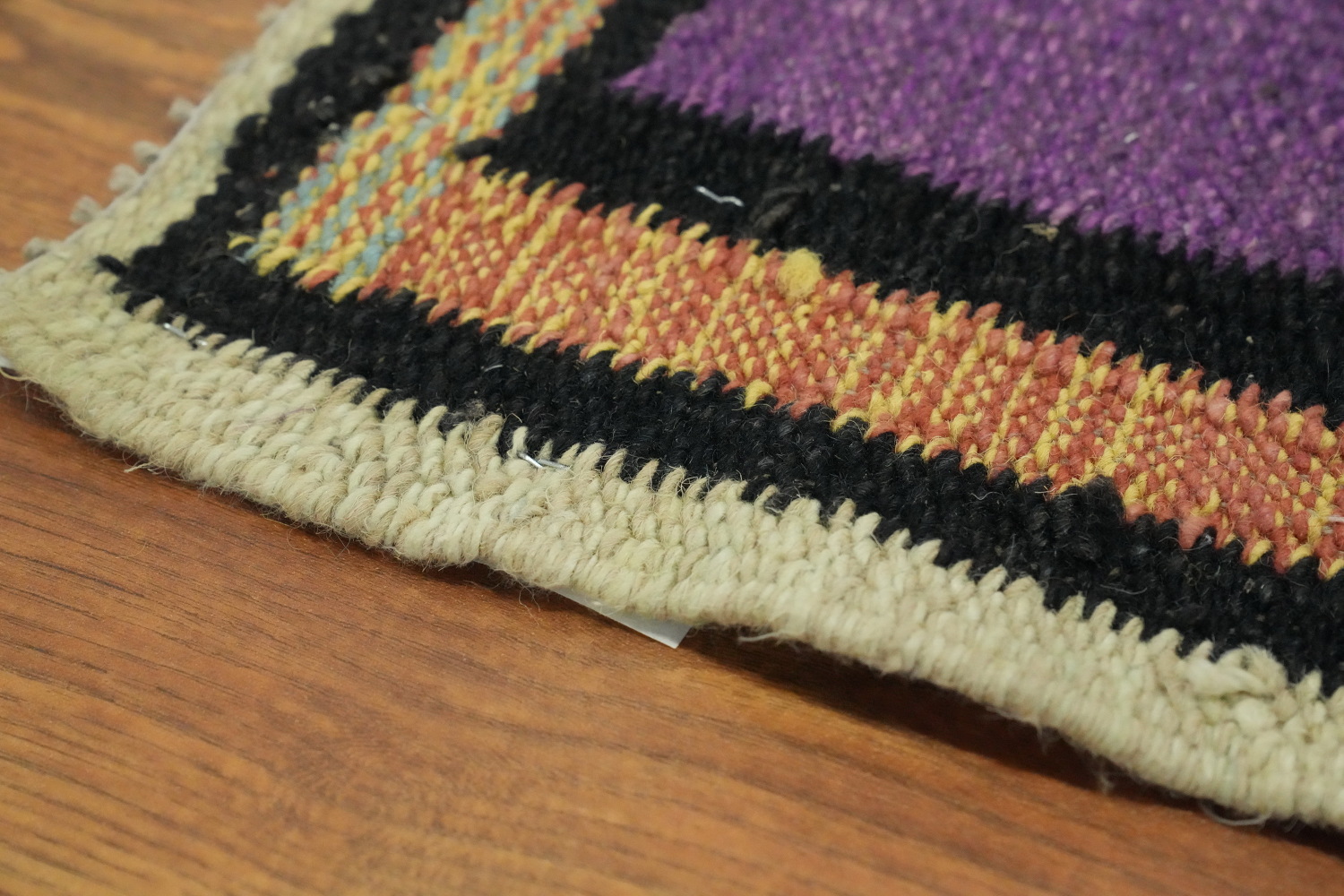 Green Wool Kilim Vegetable Dye Large Rug 10x15