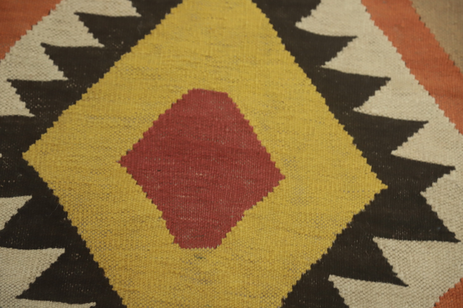 Multicolor Wool Kilim Oriental Area Rug 9x12